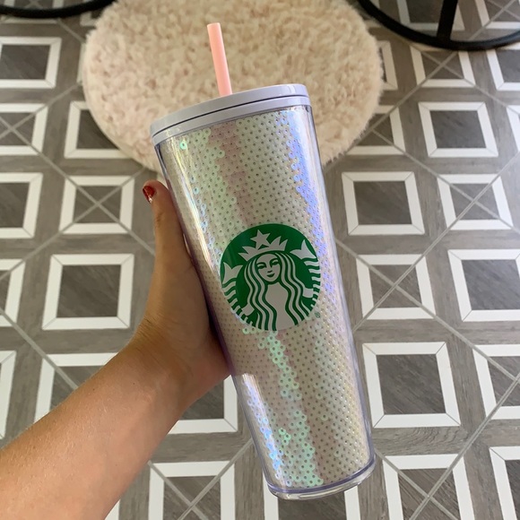 Starbucks pearl sequin tumbler - Picture 11 of 14